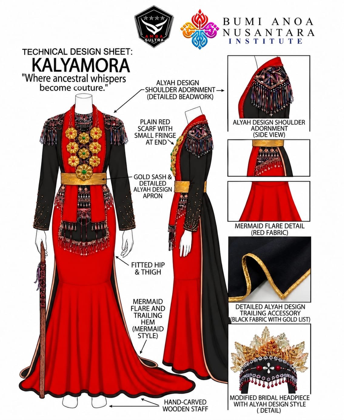 KALYAMORA: Menyingkap Jiwa Moronene Kabaena Lewat Sentuhan Couture Modern