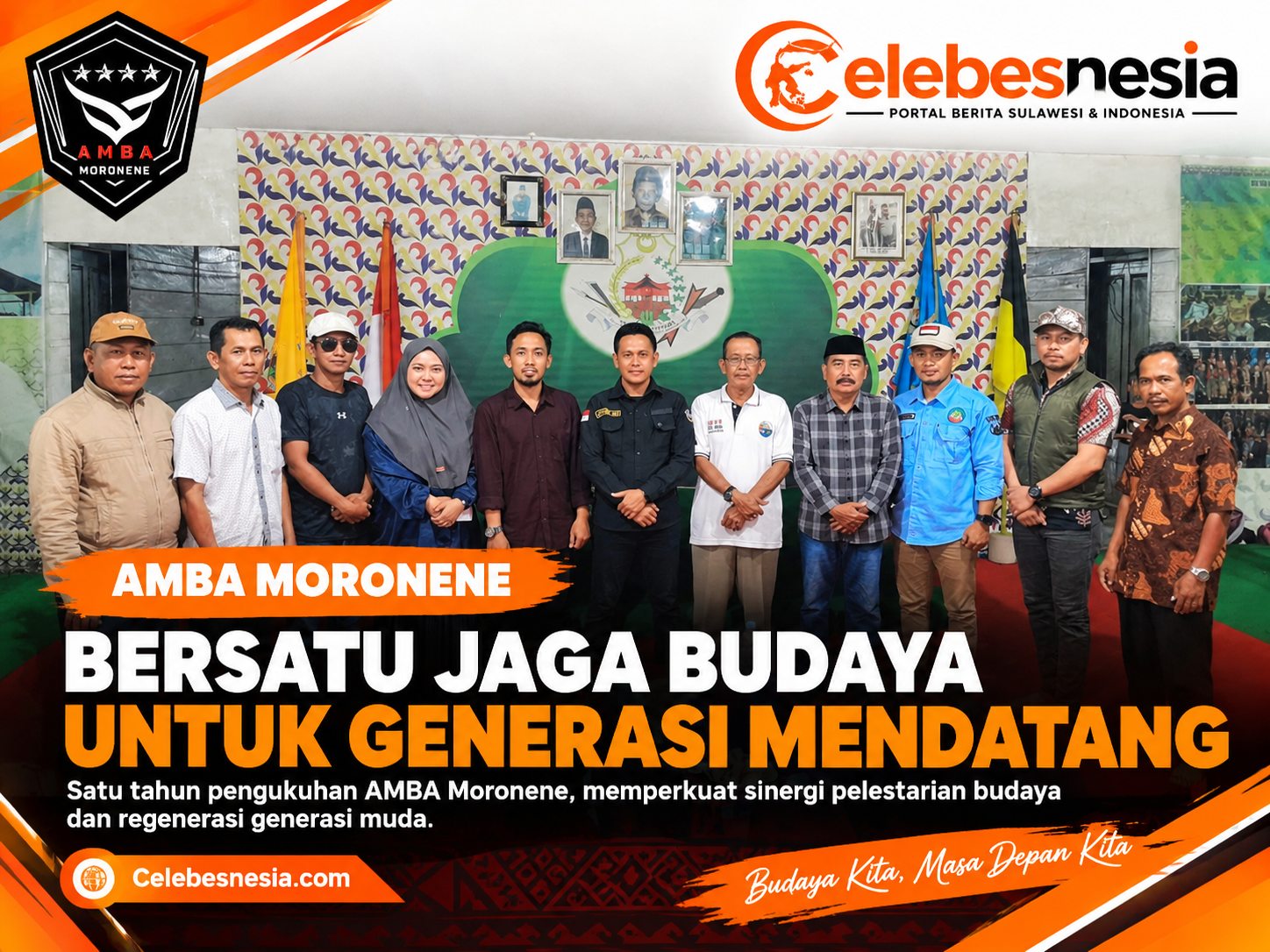 Satu Tahun Pengukuhan AMBA Moronene, Perkuat Sinergi Pelestarian Budaya dan Regenerasi Generasi Muda